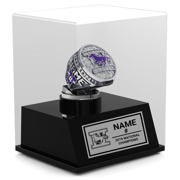 Western Mustangs Championship Display Case