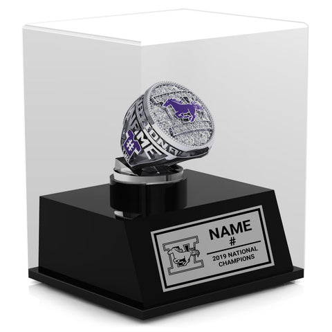 Western Mustangs Championship Display Case