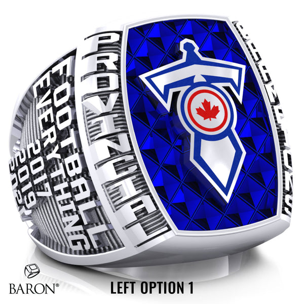 White Rock South Surrey Titans Football 2021 Championship Ring - Design 5.11