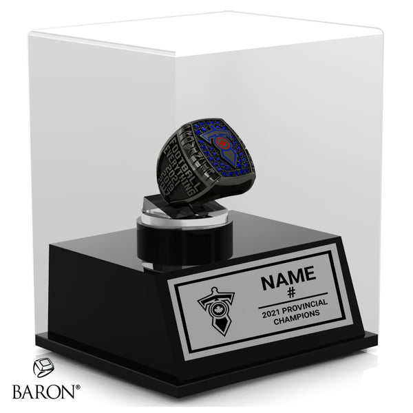 White Rock South Surrey Titans Football 2021 Championship Display Case