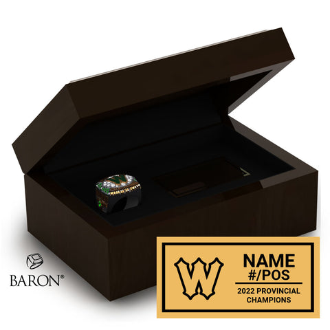 Windsor Dukes Football 2022 Championship Ring Box