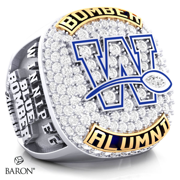 Winnipeg Blue Bomber Alumni Ring - Design 7.29 (MED)