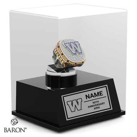 Winnipeg Blue Bombers Grey Cup - 90th Anniversary Display Case