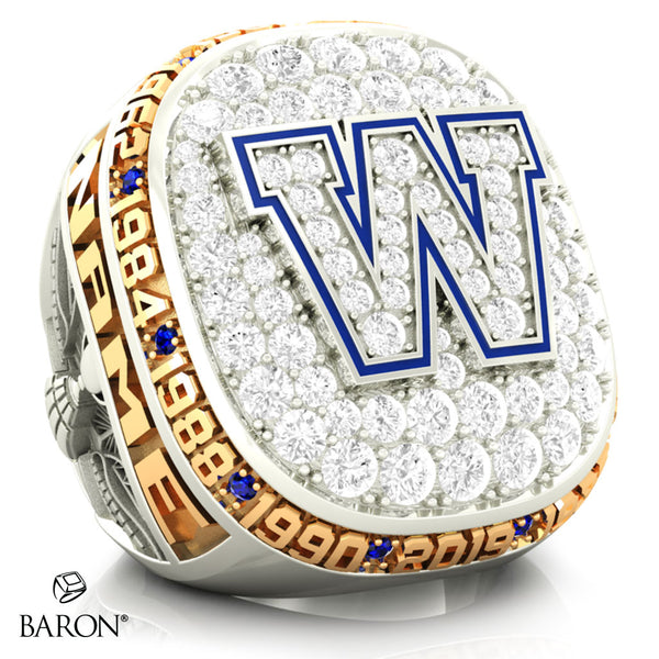 Winnipeg Blue Bombers Grey Cup - 90th Anniversary Ring