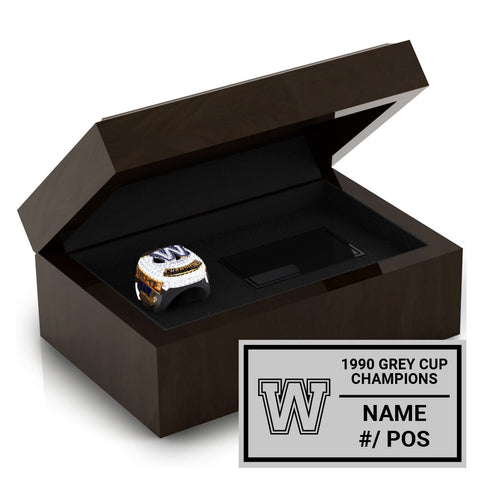 Winnipeg Blue Bombers -1990 Ring Box