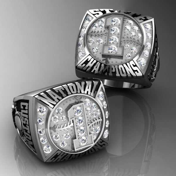Championship Baseball Ring with Cubics