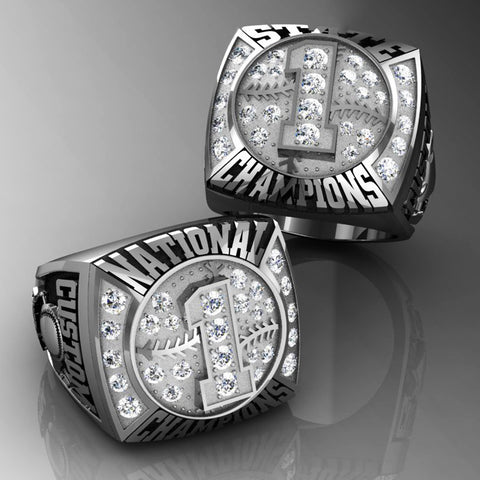 Championship Baseball Ring with Cubics