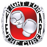 Fight for the Cure - Ladies ring - Design 1.3