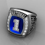 Championship Hockey Ring with Glass Enamel