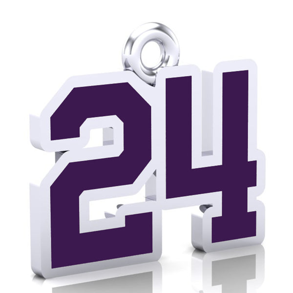 Prince Edward County Bantam B Number Charm (8mm x 10mm (per character))