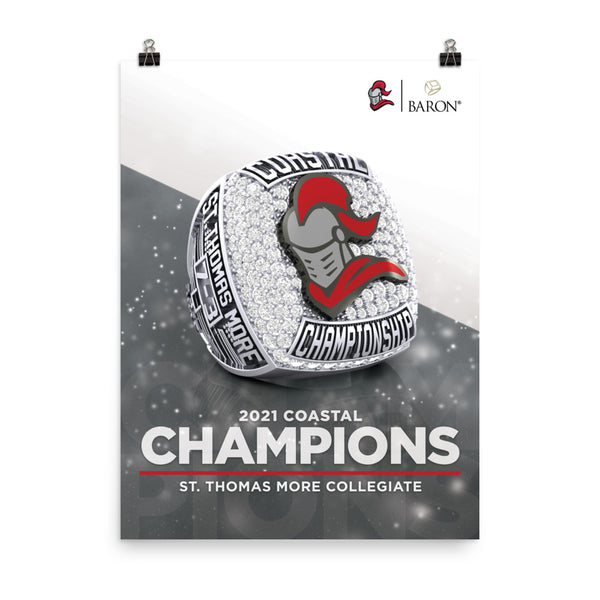 St. Thomas More Collegiate Football 2021 Championship Poster