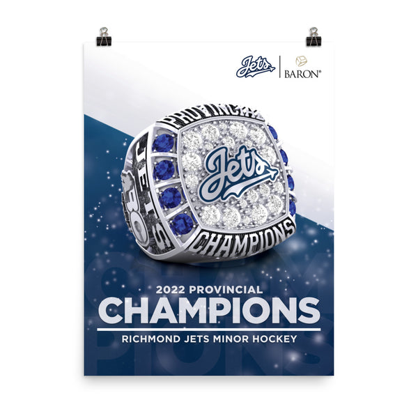 Richmond Jets Minor Hockey 2022 Championship Poster