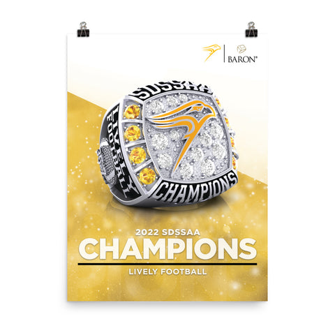 Lively Football 2022 Championship Poster